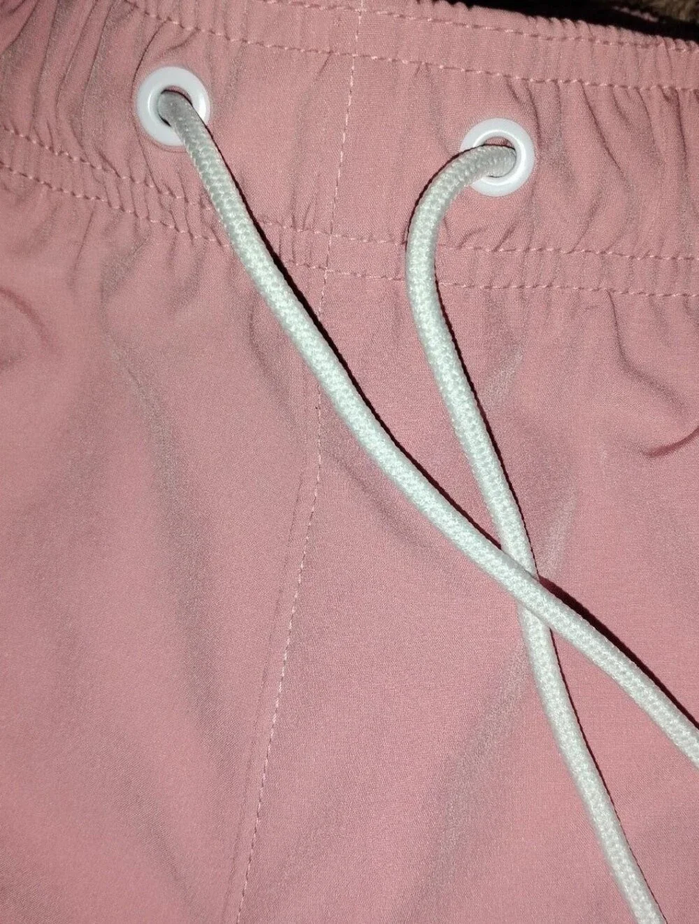 Hollister Men's Pink 4-Way Stretch Swim Trunks - Size Medium